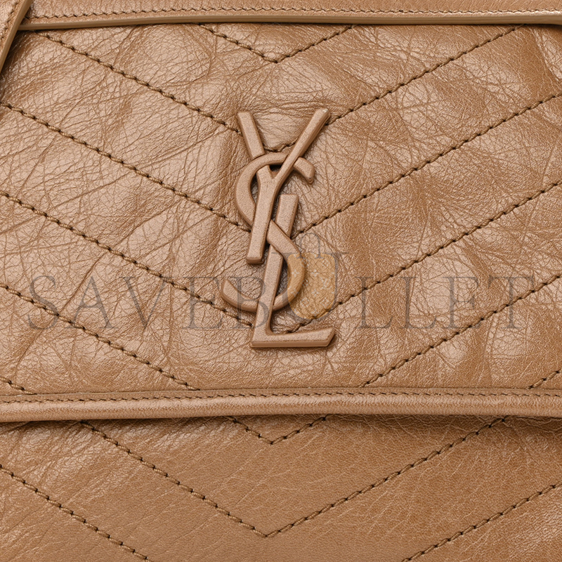 Y*L niki medium chain bag in crinkled vintage leather 6331581205076 (28*20*8.5cm)